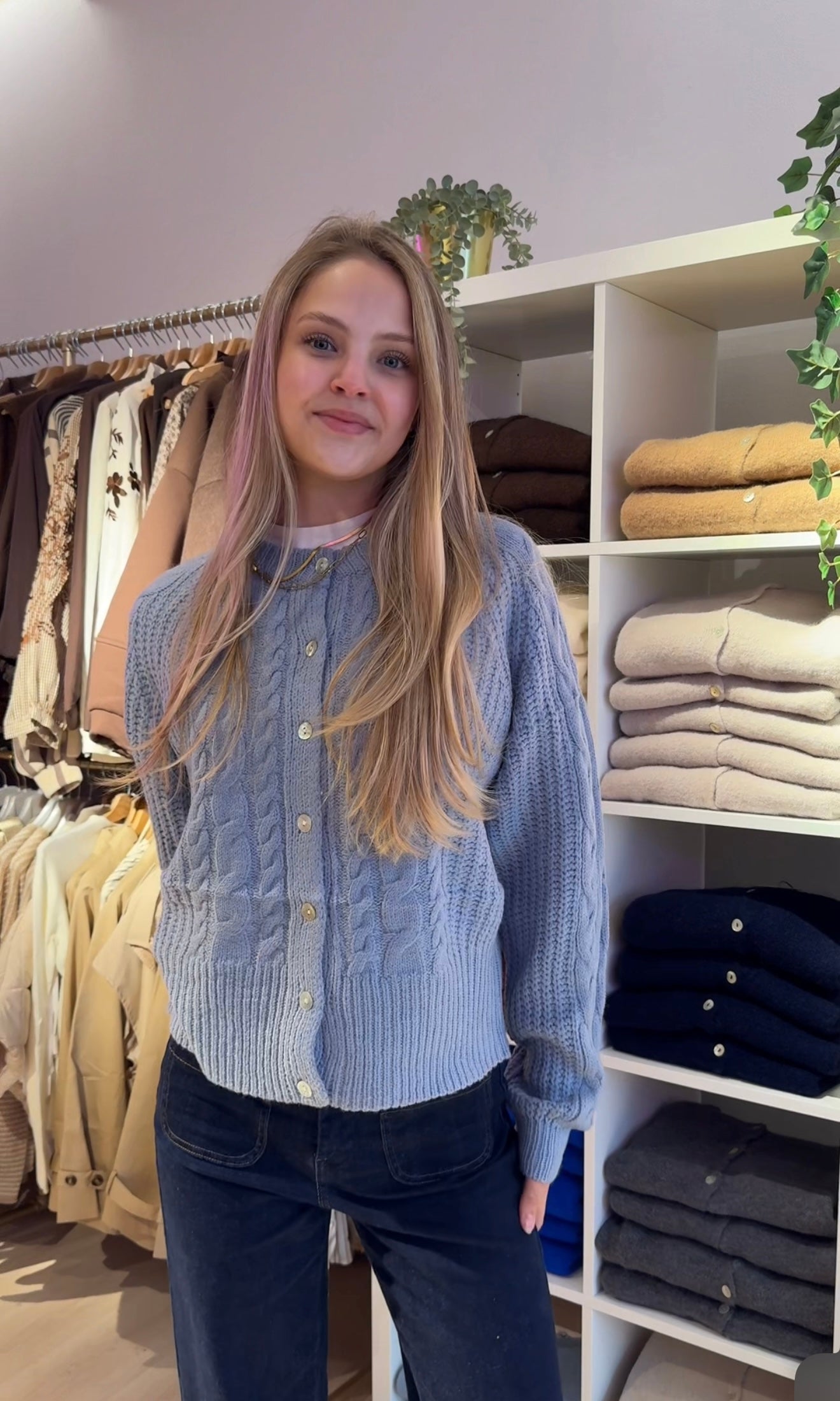 Celeste cárdigan