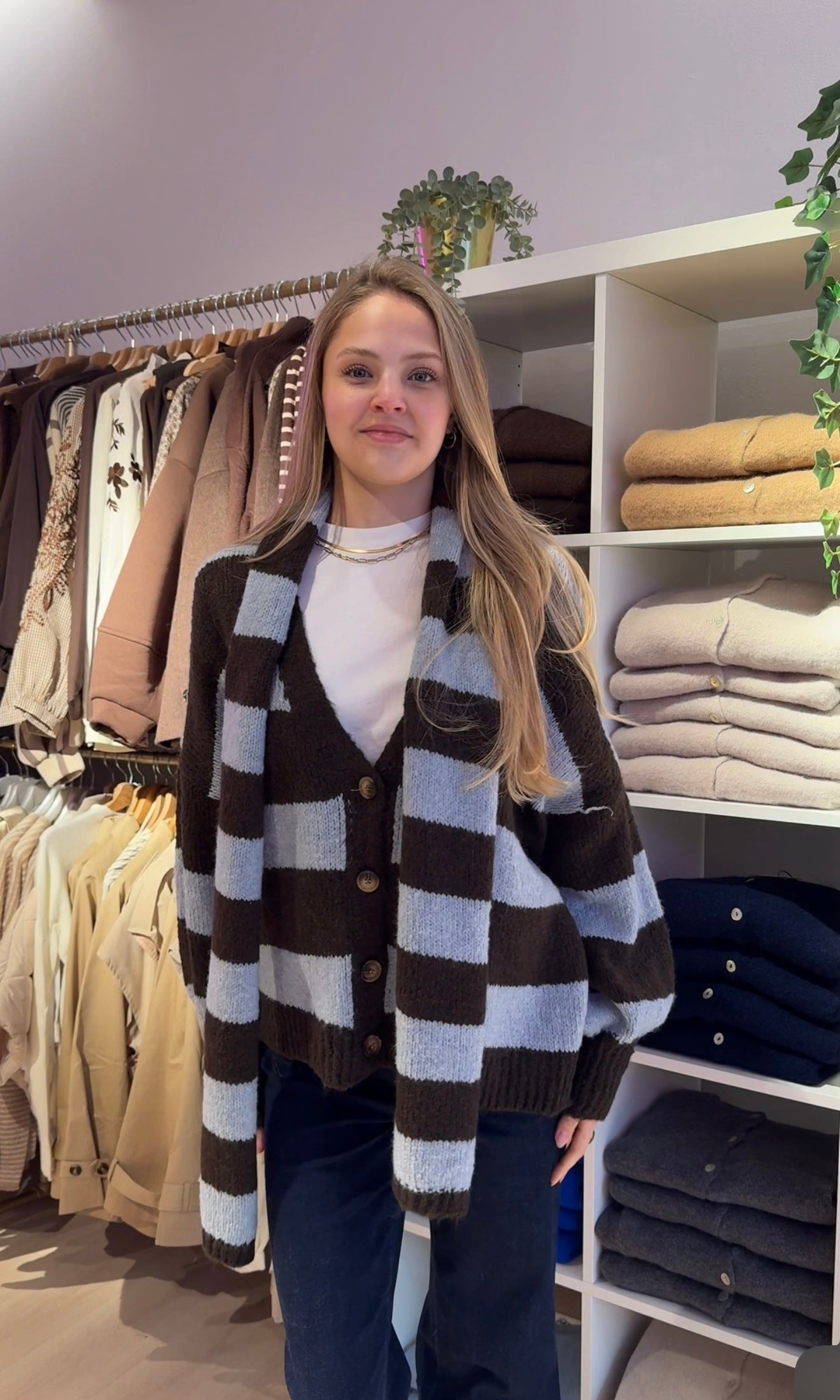 Meli cardigan + sjaal