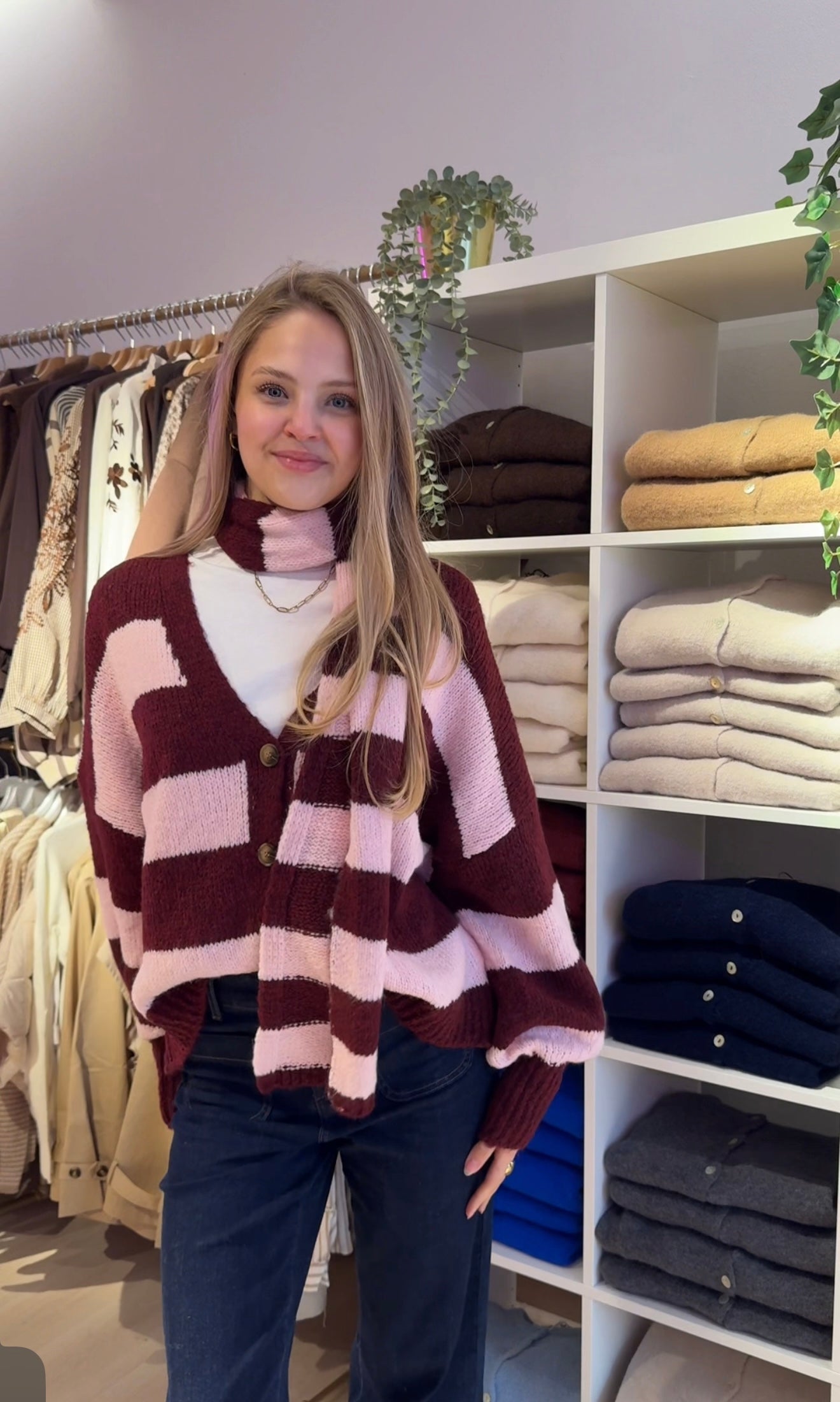 Meli cardigan + sjaal