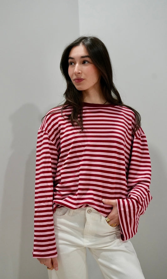 Ami gestreept longsleeve