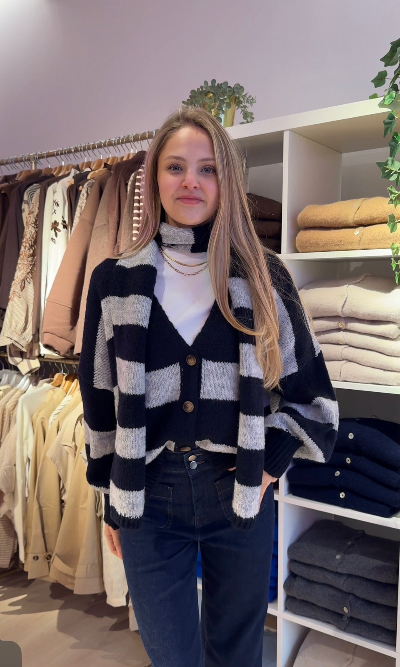 Meli cardigan + sjaal