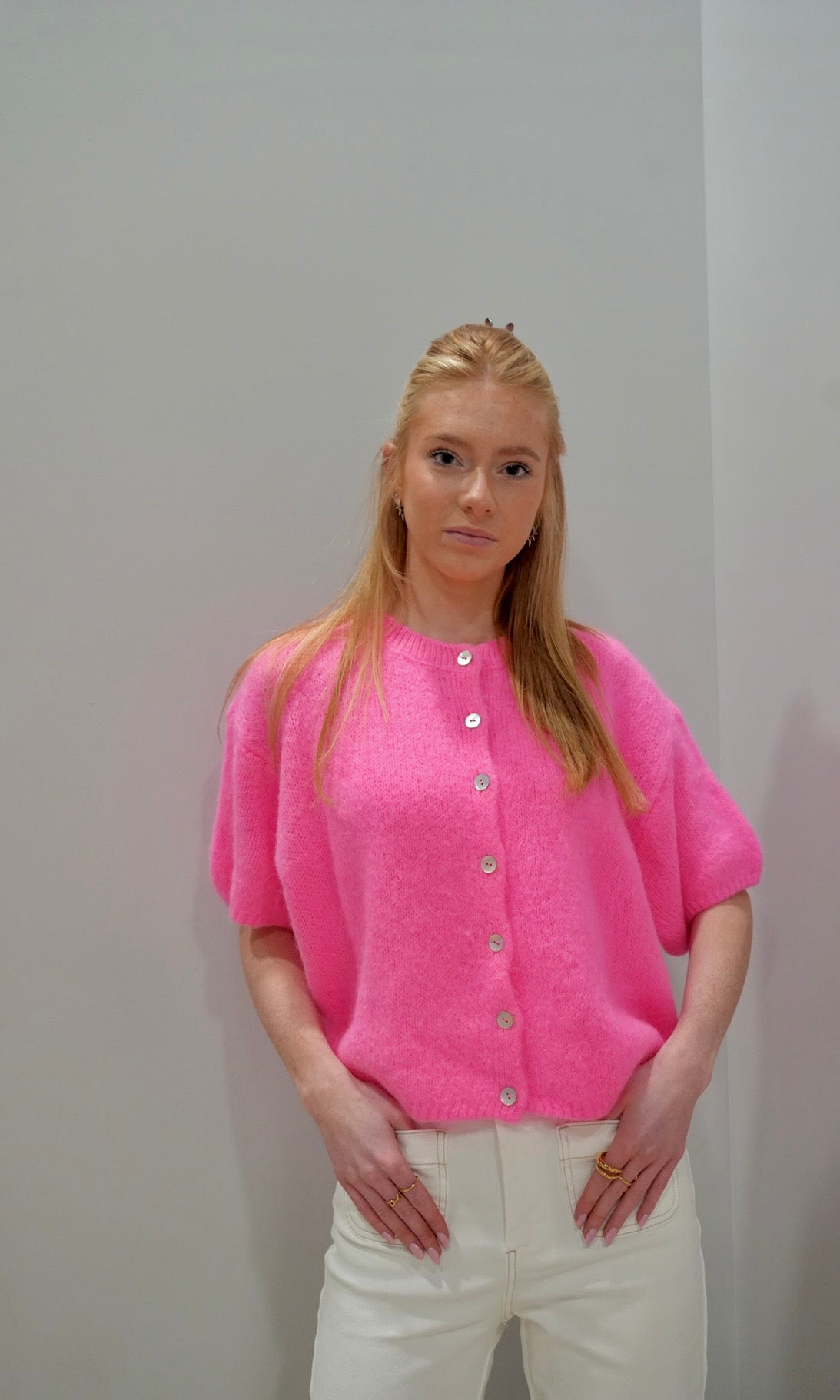 Bree sweater met knoopjes