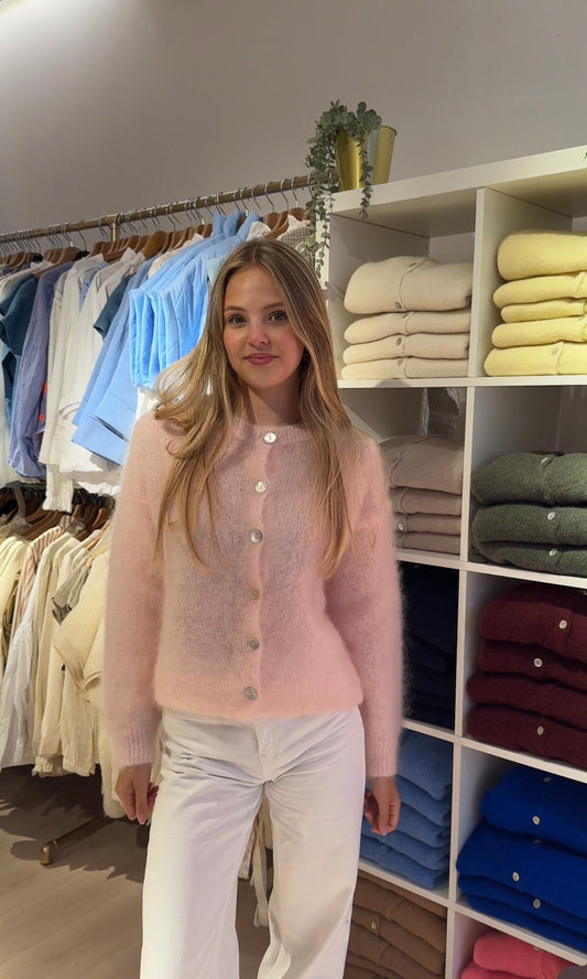 Kid mohair cardigan