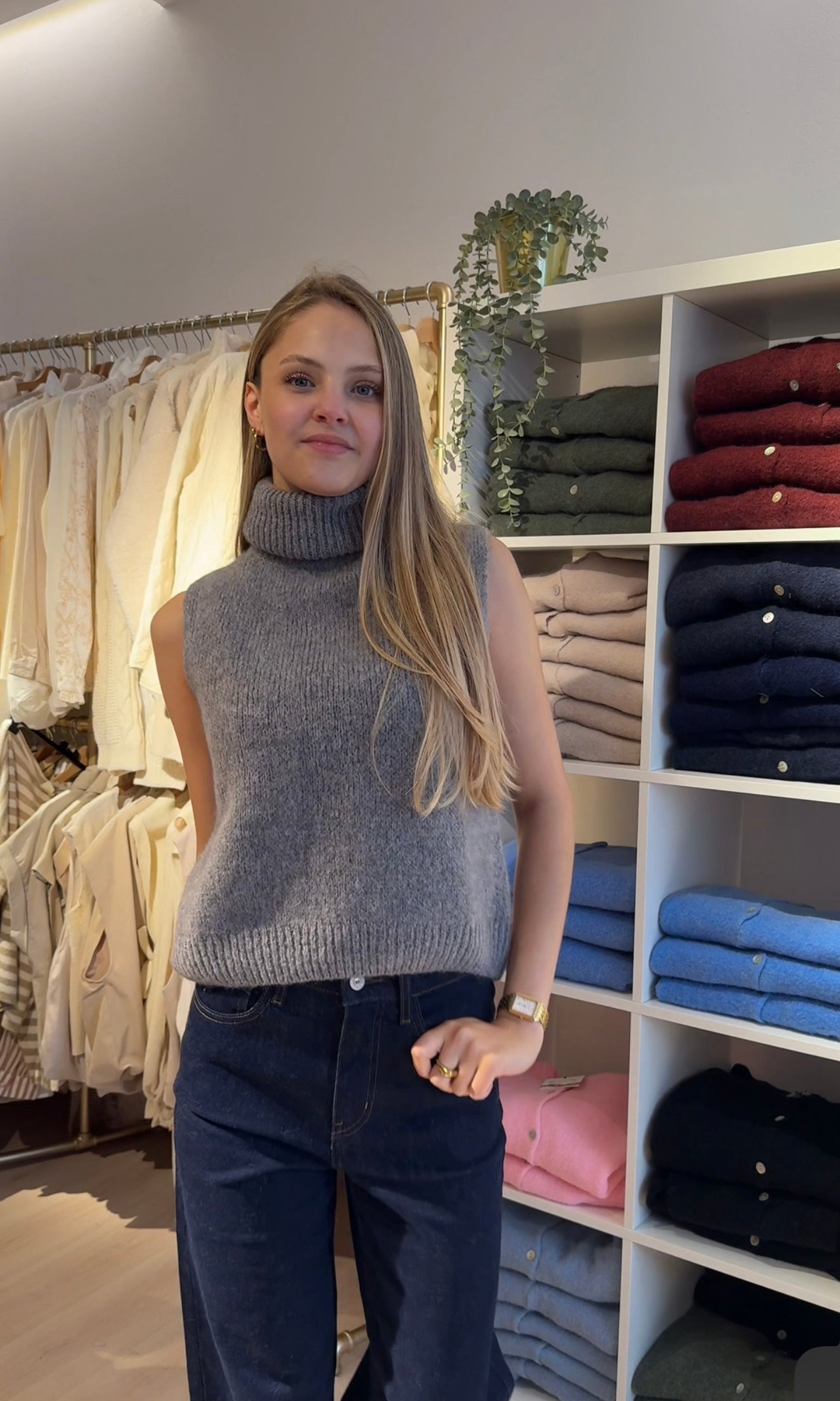 Col debardeur kid mohair