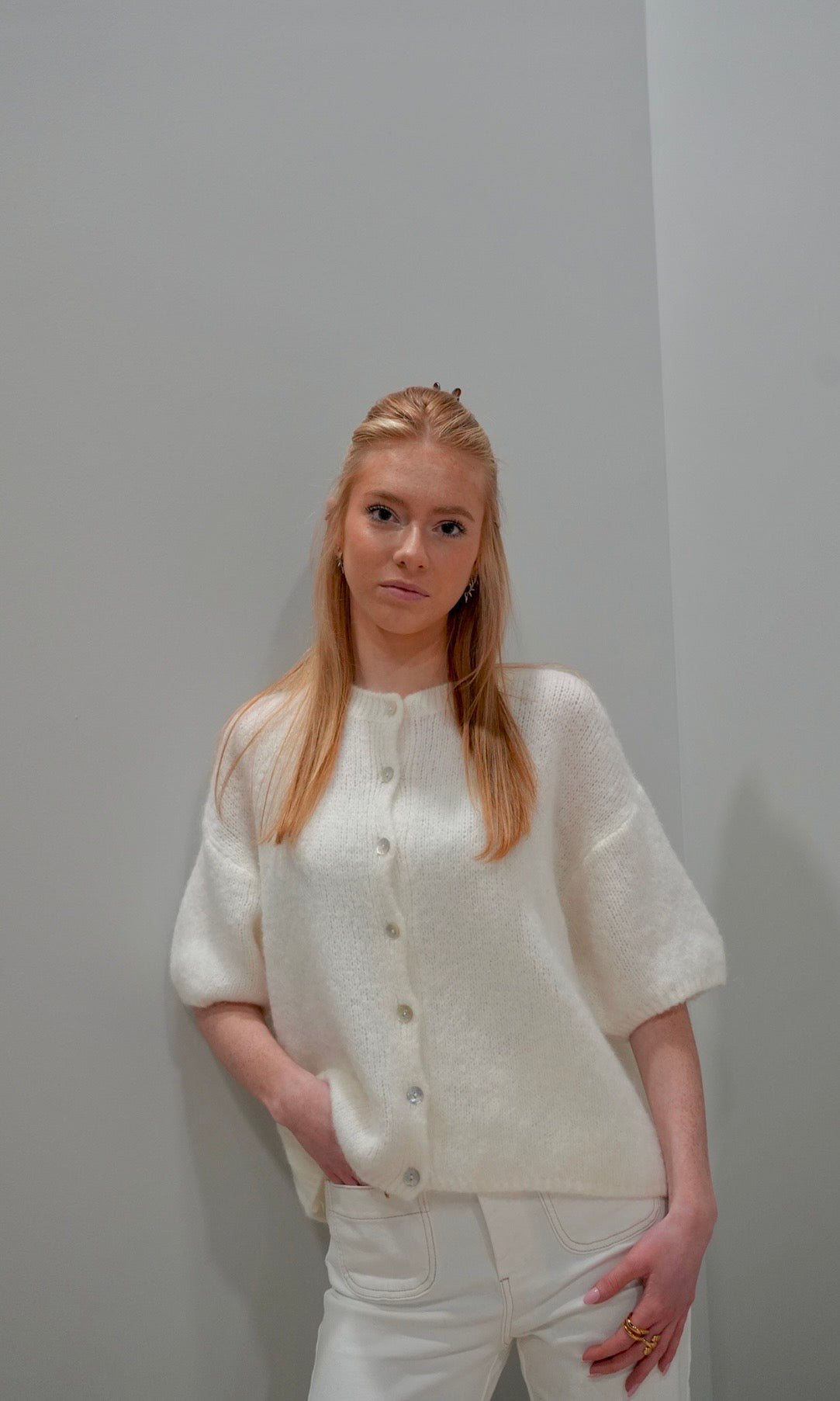 Bree sweater met knoopjes