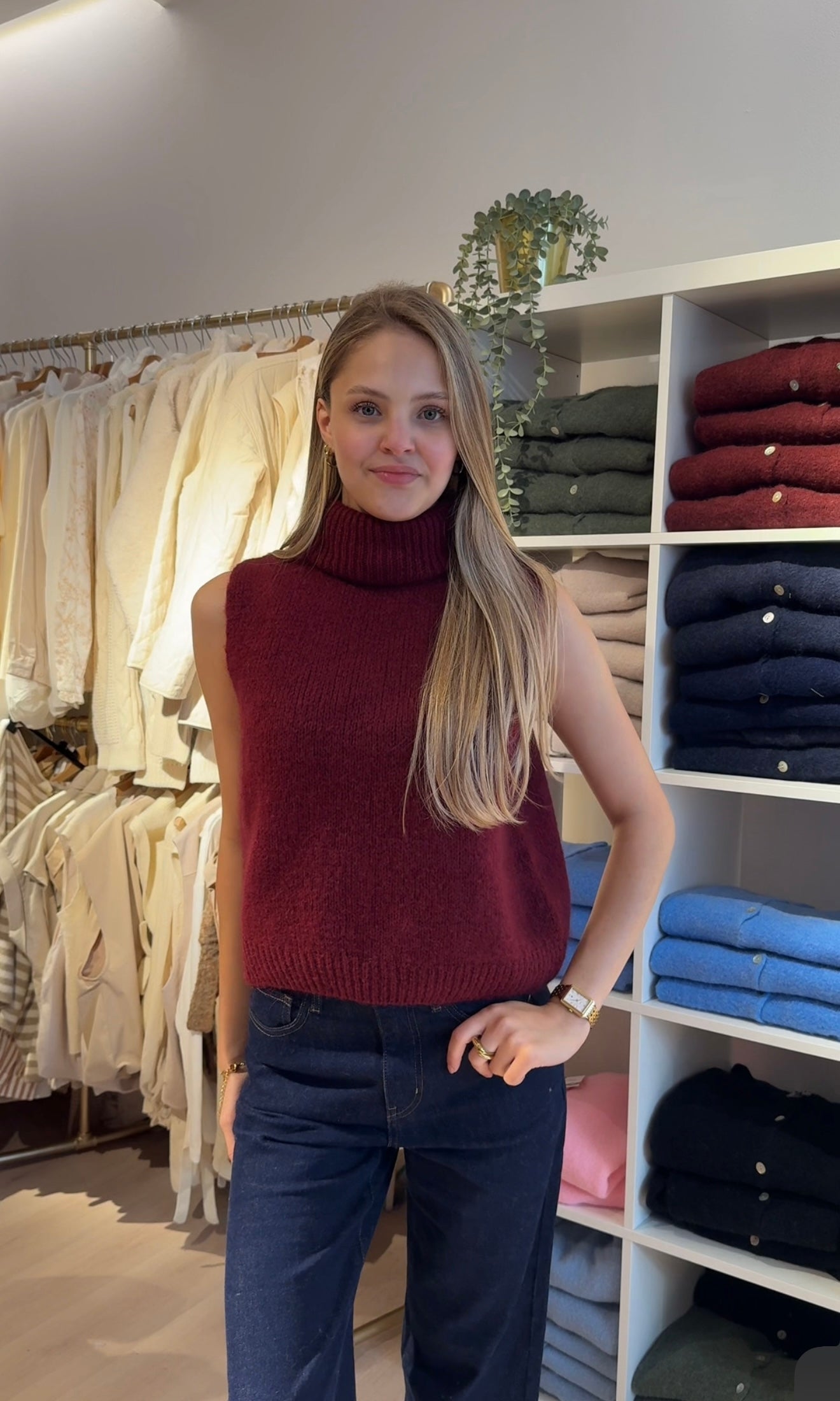 Col debardeur kid mohair