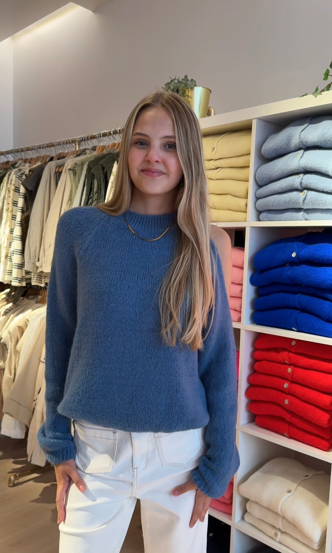 Nina off the shoulder sweater