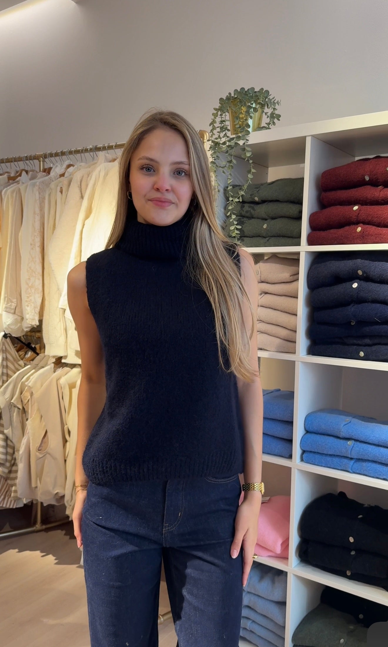 Col debardeur kid mohair