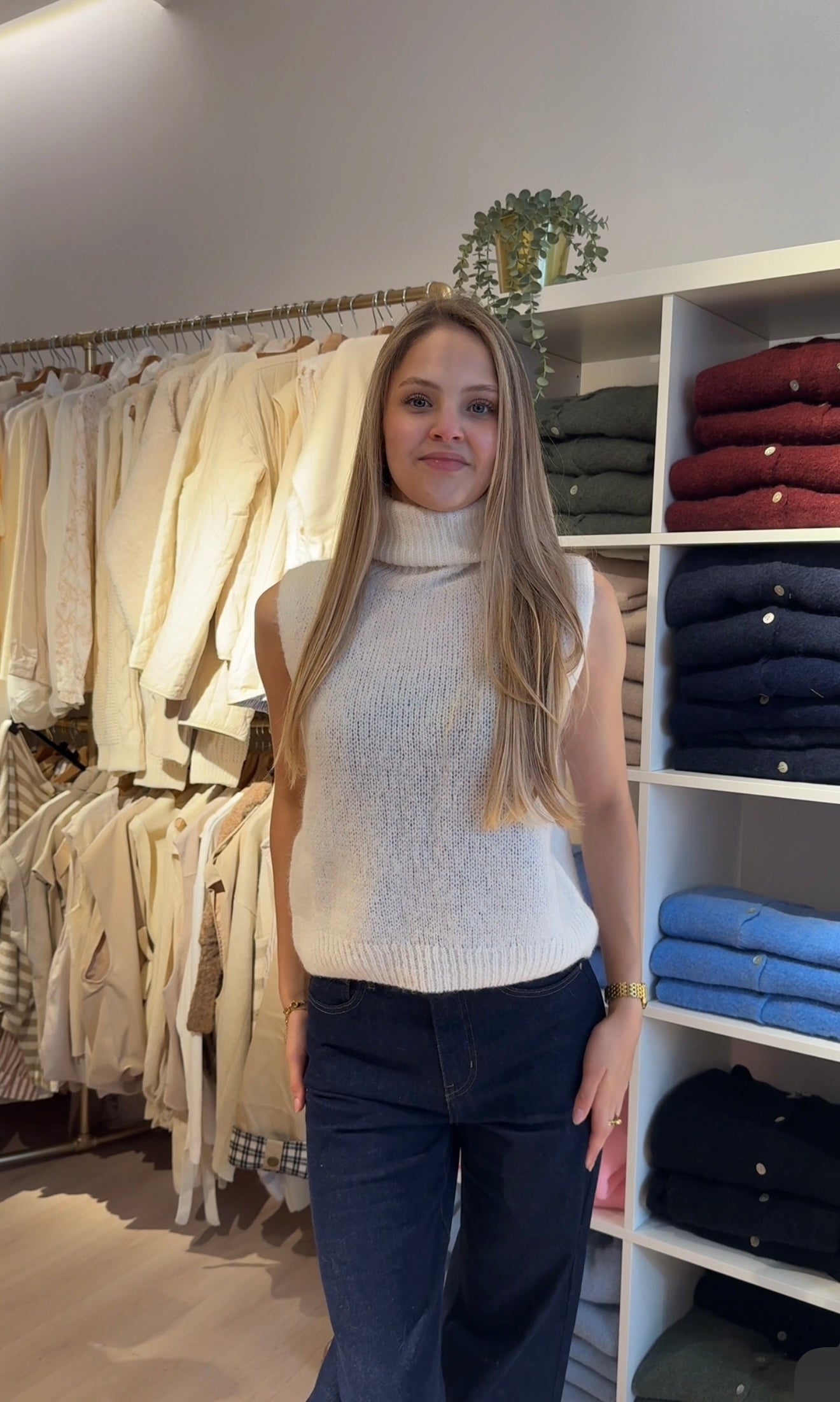 Col debardeur kid mohair